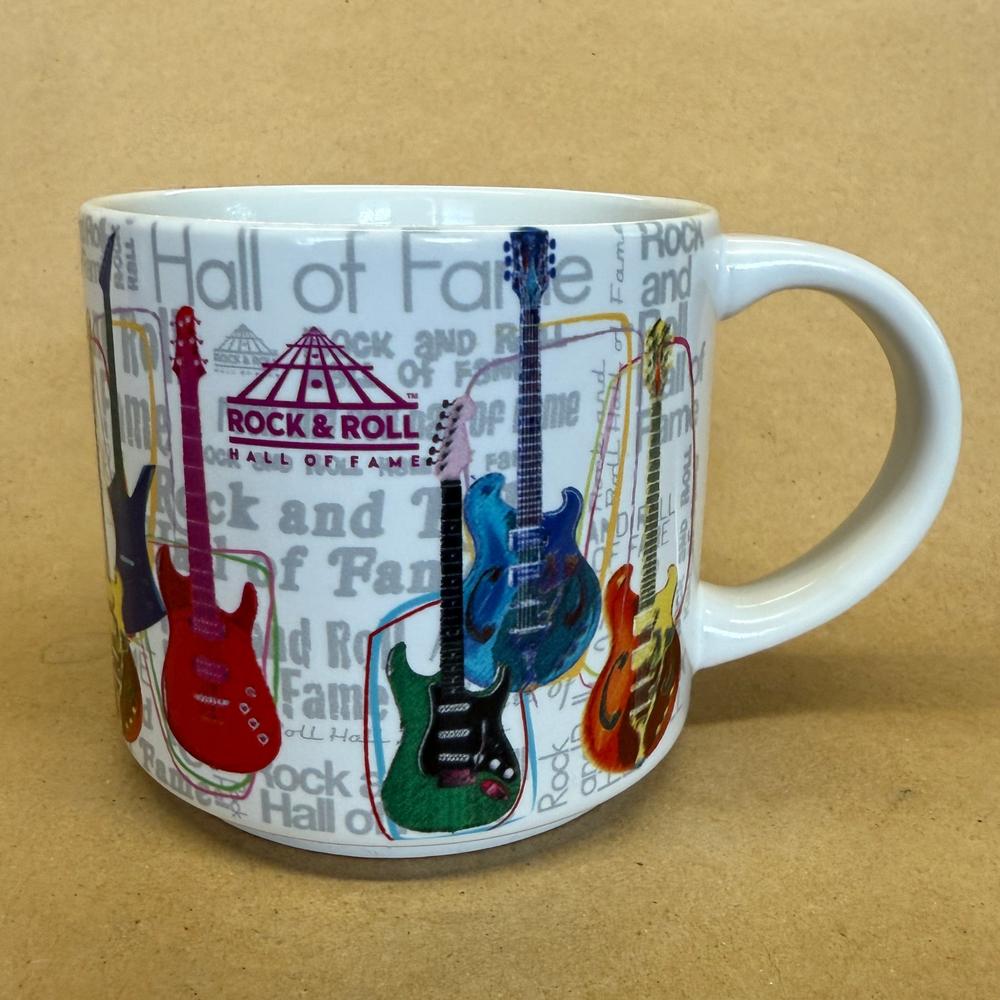 Rock and Roll Hall of Fame & Museum Guitar Design Mug